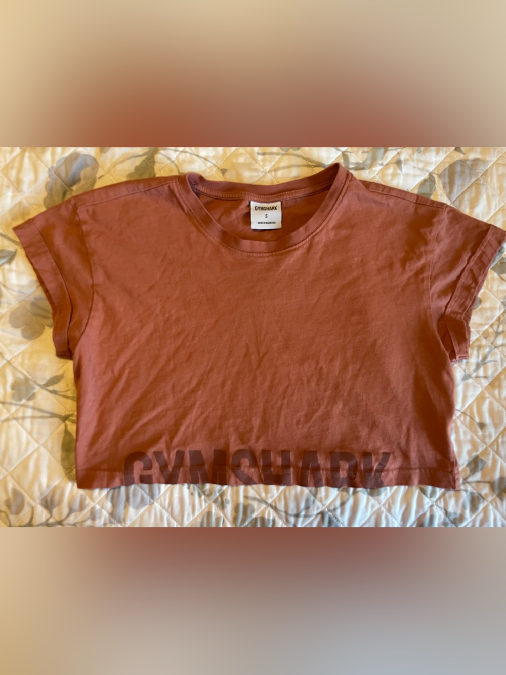Gymshark Short-Sleeve Tee in Dusty Rose